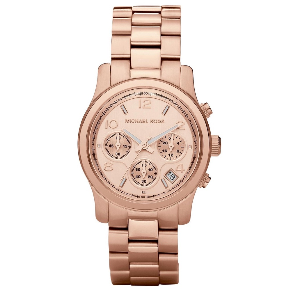 Michael Kors Runway Rose Gold Watch